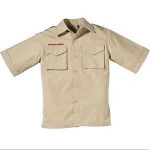 Boy Scout Brand New Youth Cotton Poplin Shirt YS